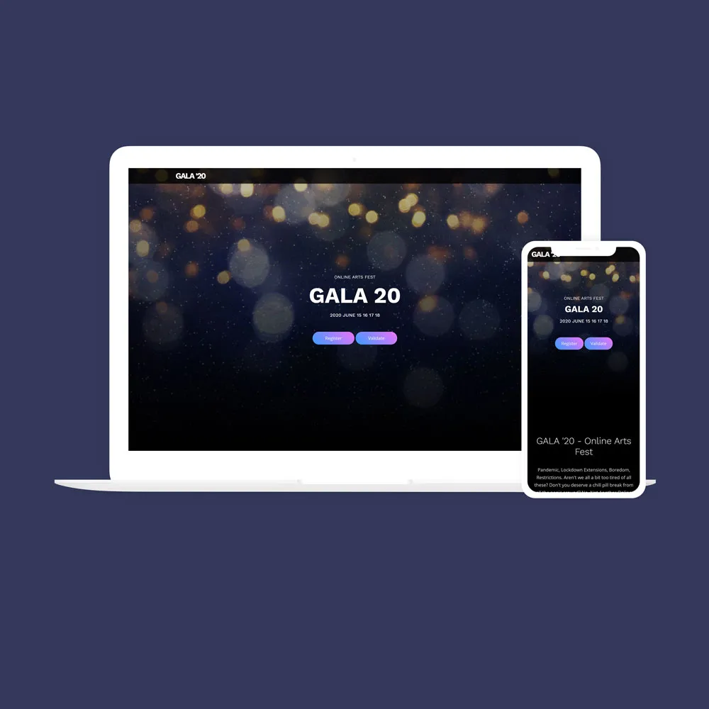 Gala - Website