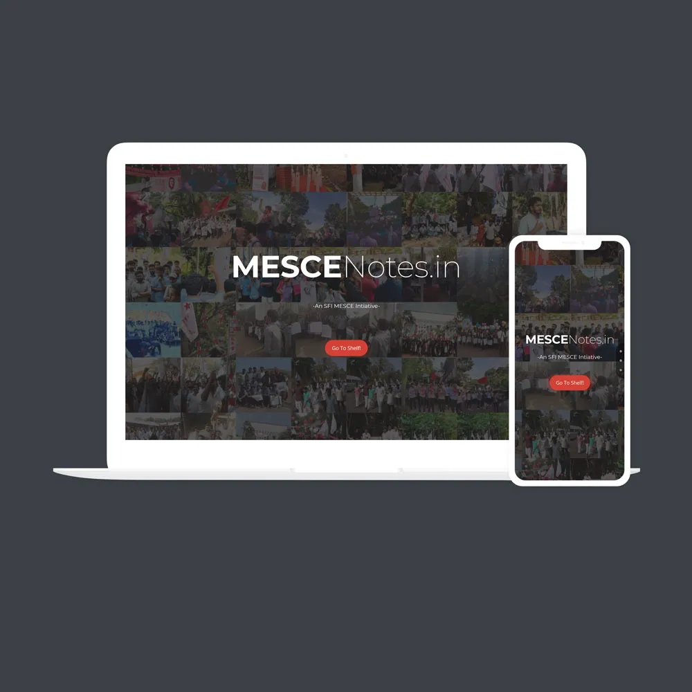 Mescenotes - Website